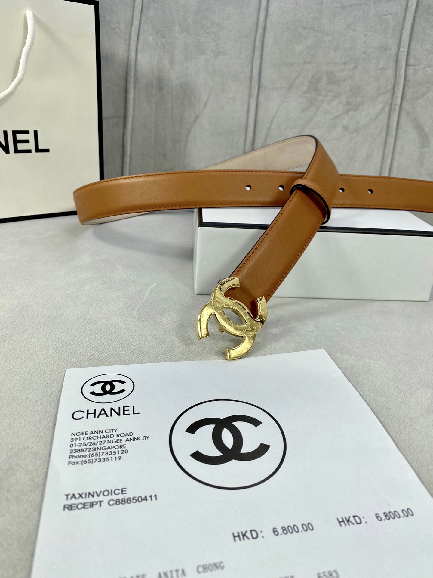 Chanel Leather Belts 1:1 Mirror Version