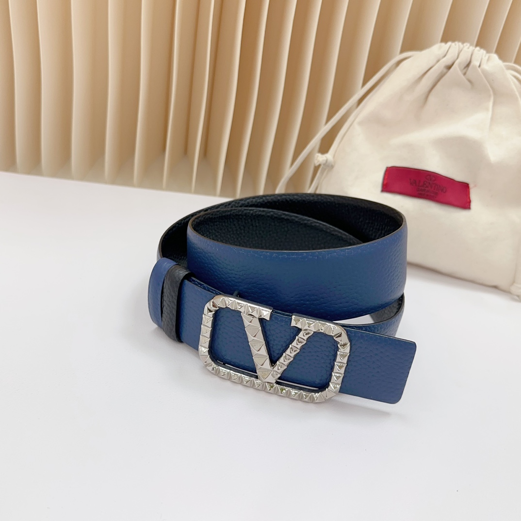Valentino Leather Belts 1:1 Mirror Version