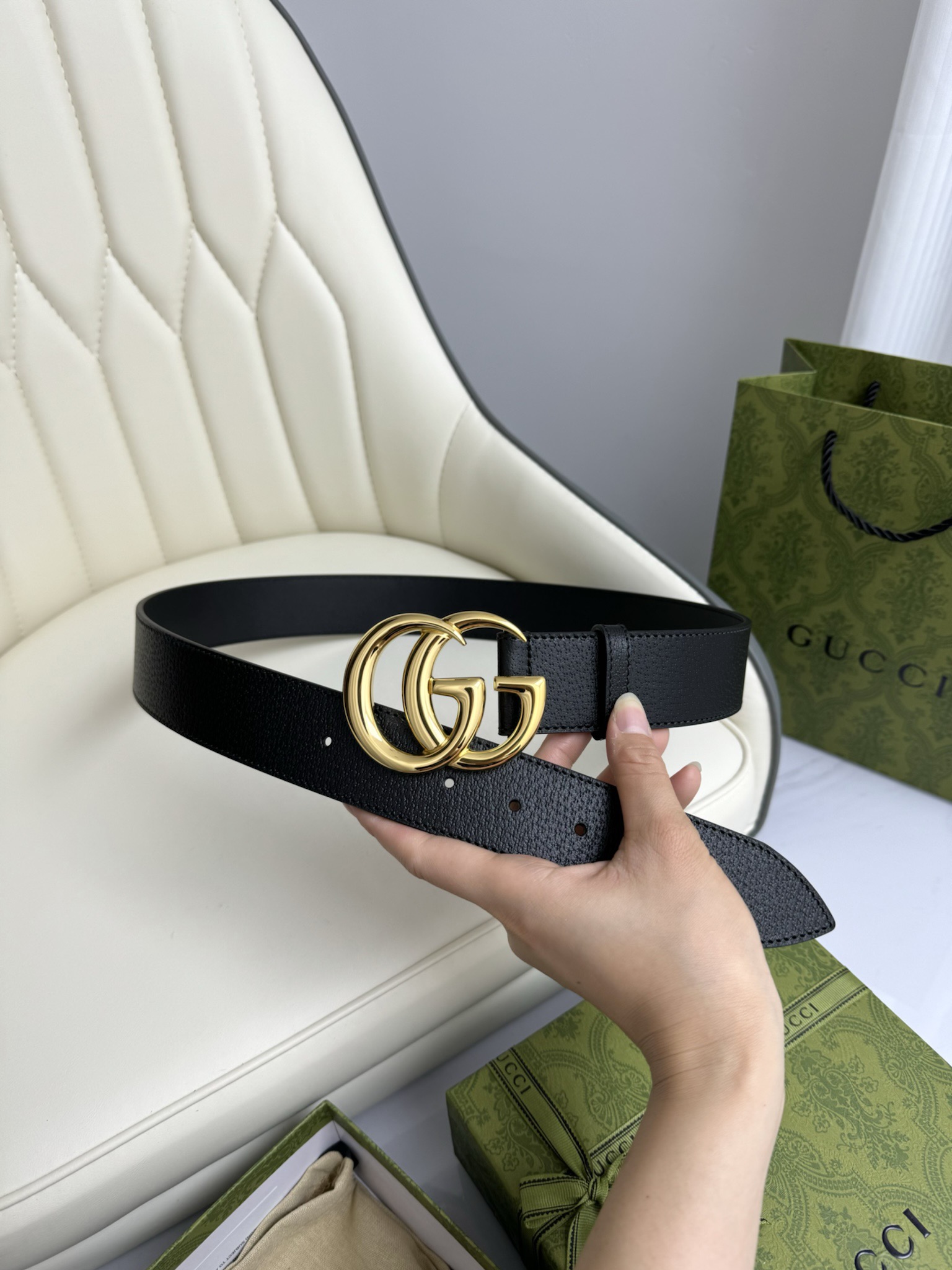 Gucci Leather Belts 1:1 Mirror Version
