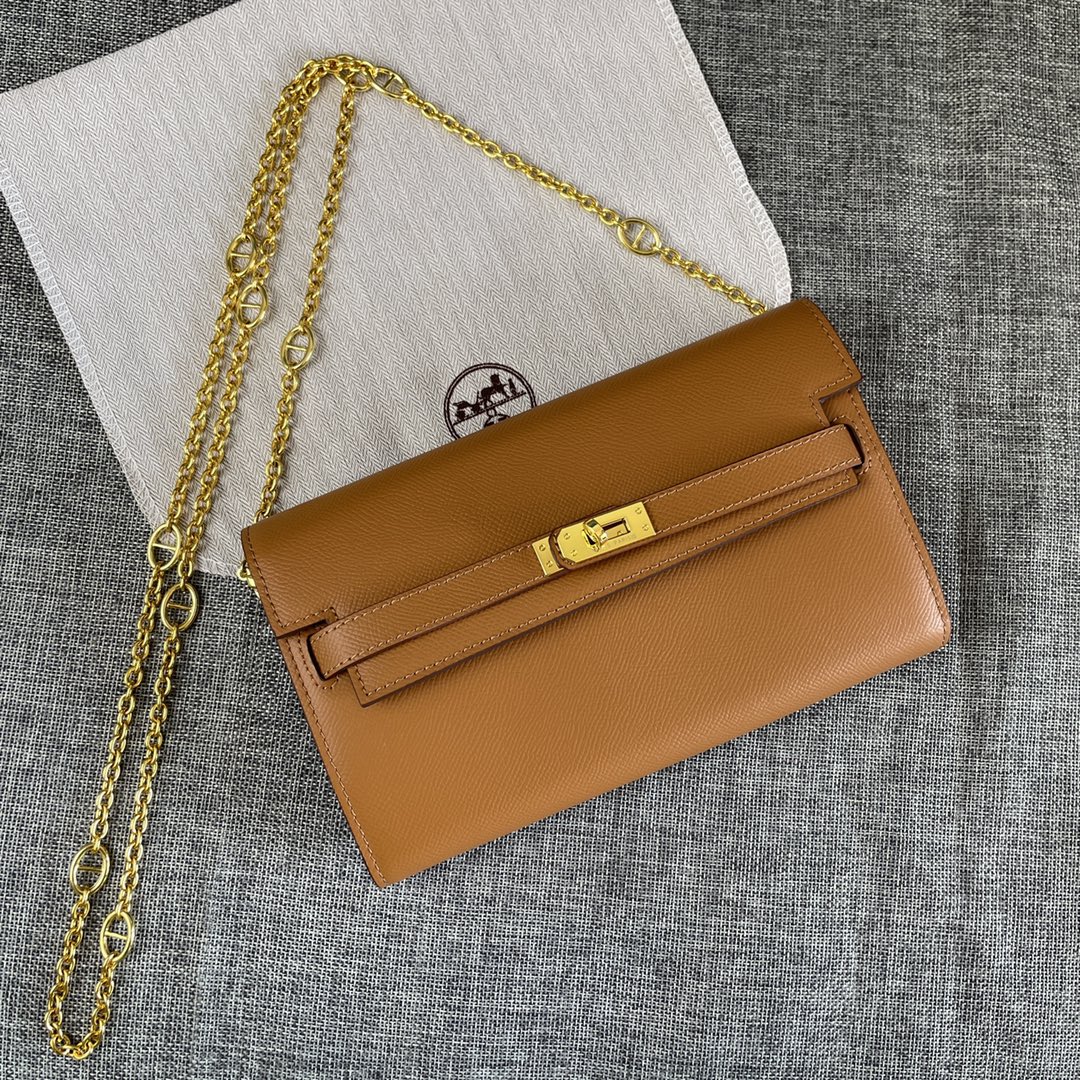 Hermes Kelly Chain Purse Bag Wallets(Replica)