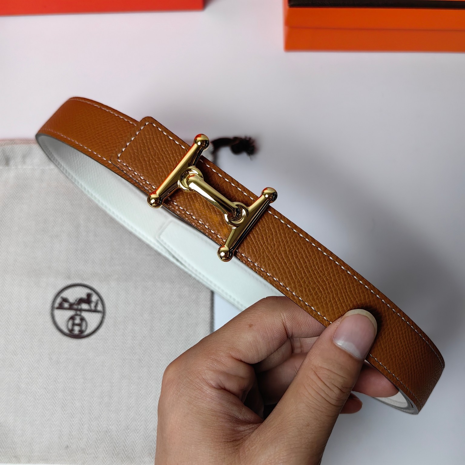 Hermes Leather Belts 1:1 Mirror Version