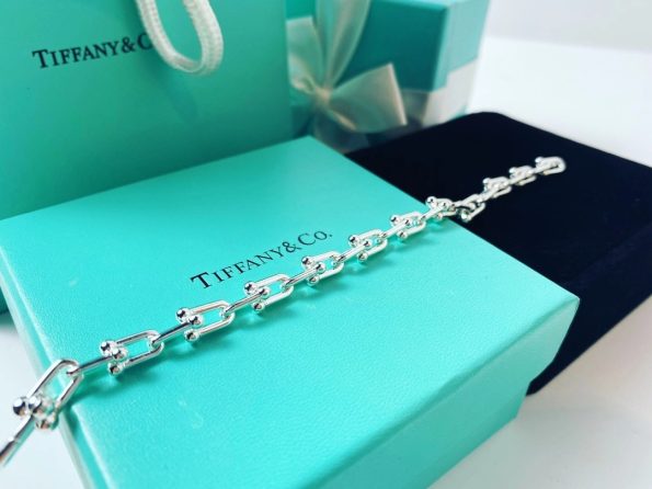 Tiffany Bracelet Replica, Link Bracelet, White Gold& Gold& Rose Gold