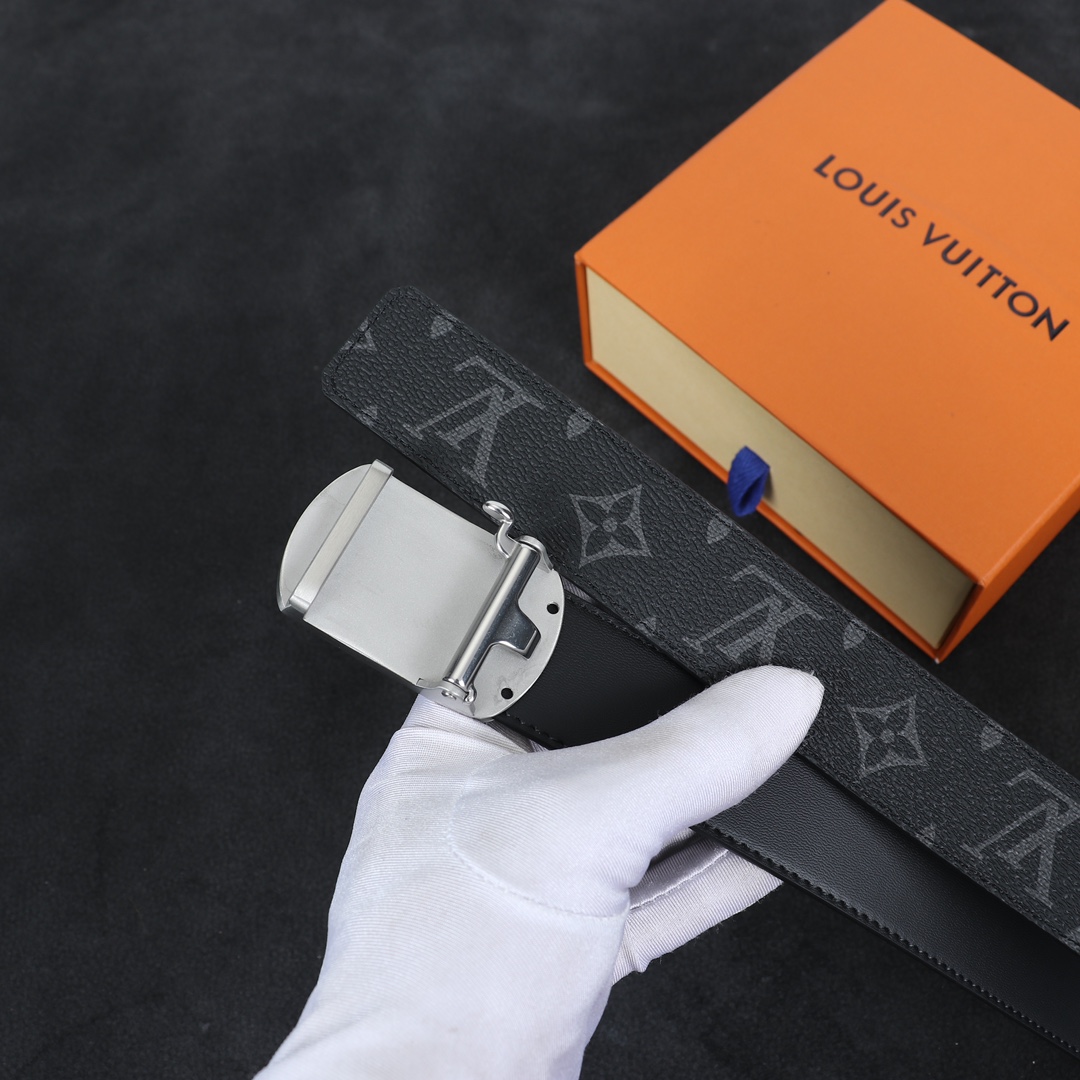 Louis Vuitton LV Leather Belts 1:1 Mirror Version