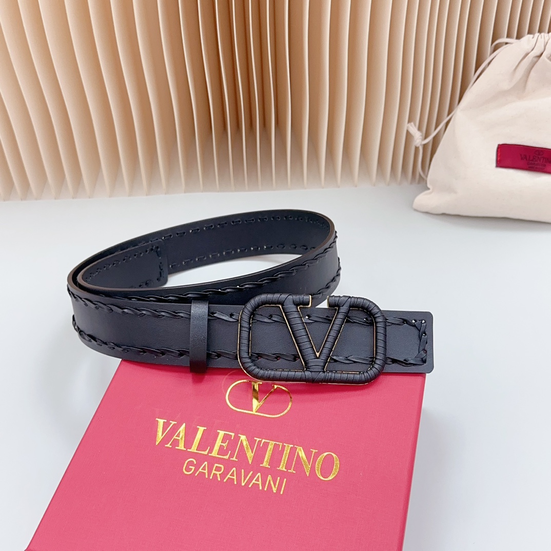 Valentino Leather Belts 1:1 Mirror Version