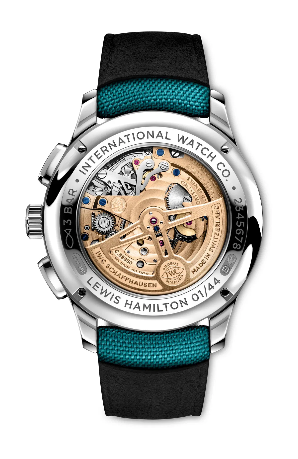 Schaffhausen Portugieser tourbillon retrograde chronograph lewis hamilton iw394008
