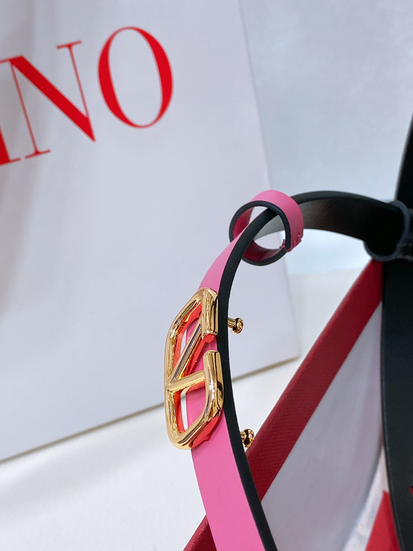 Valentino Leather Belts 1:1 Mirror Version
