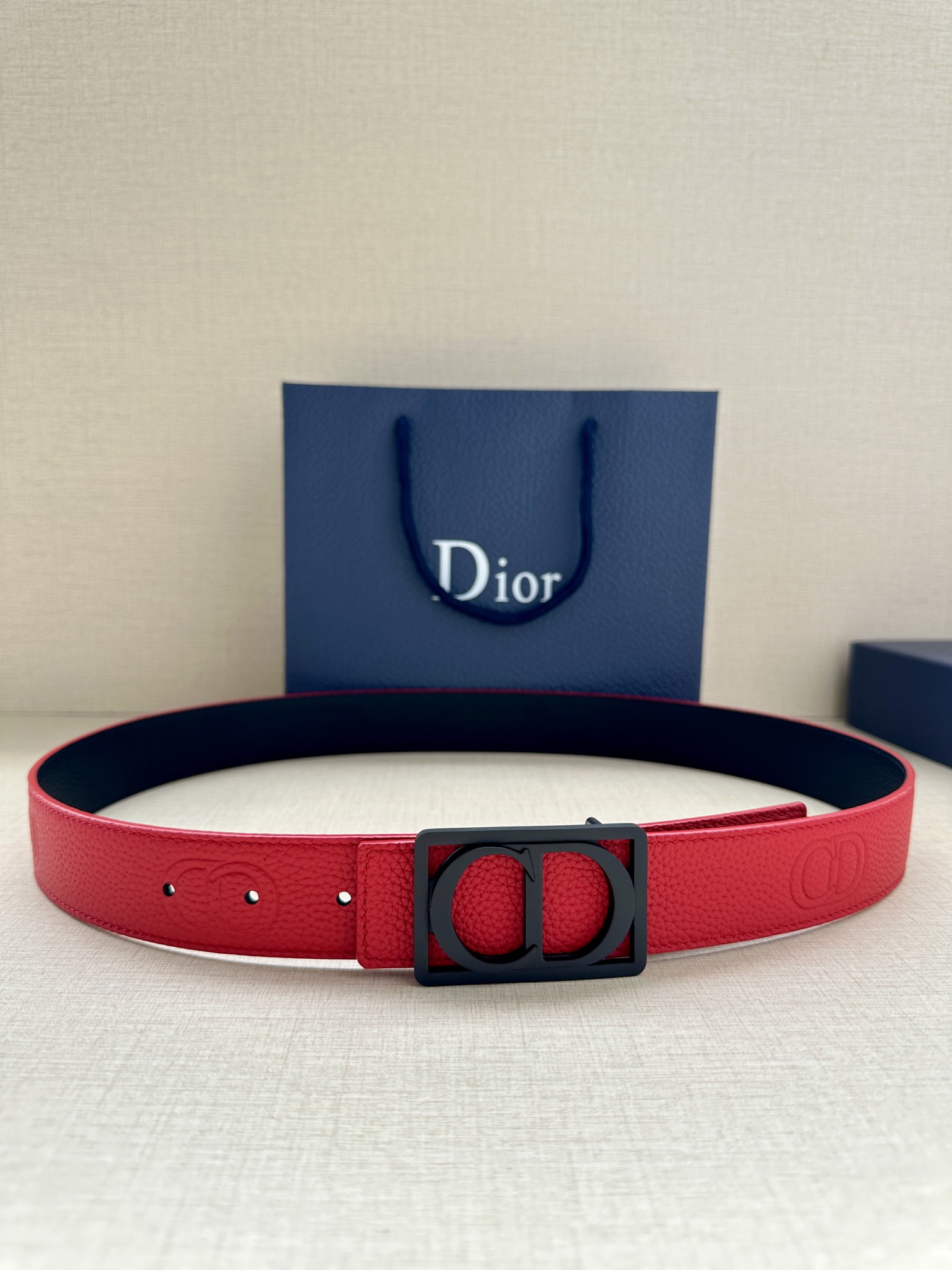 Dior Leather Belts 1:1 Mirror Version