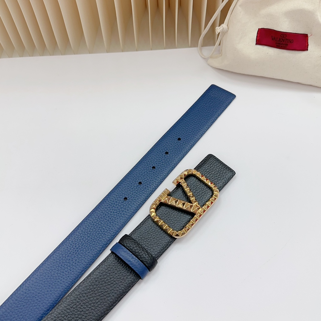 Valentino Leather Belts 1:1 Mirror Version