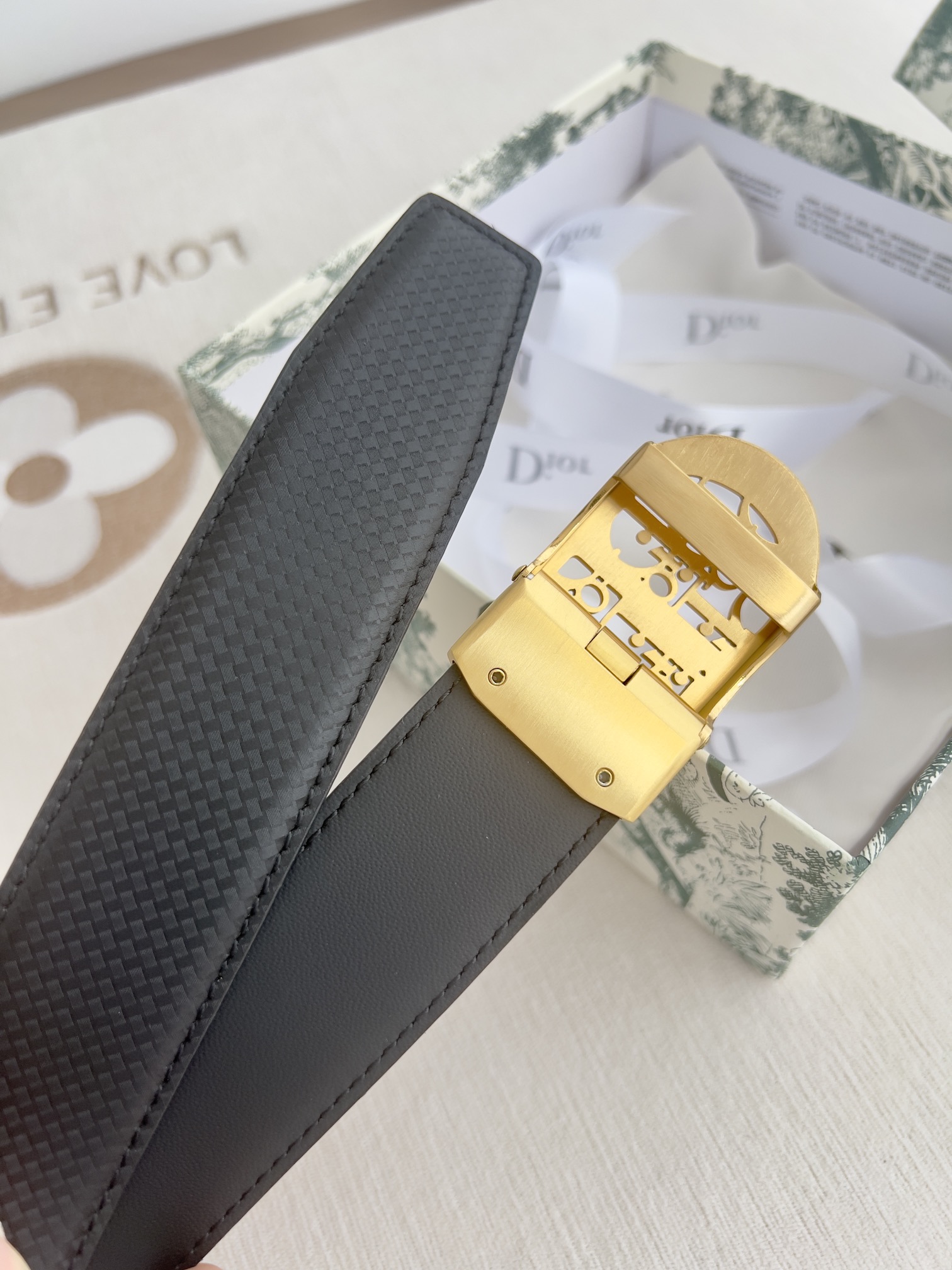 Dior Leather Belts 1:1 Mirror Version