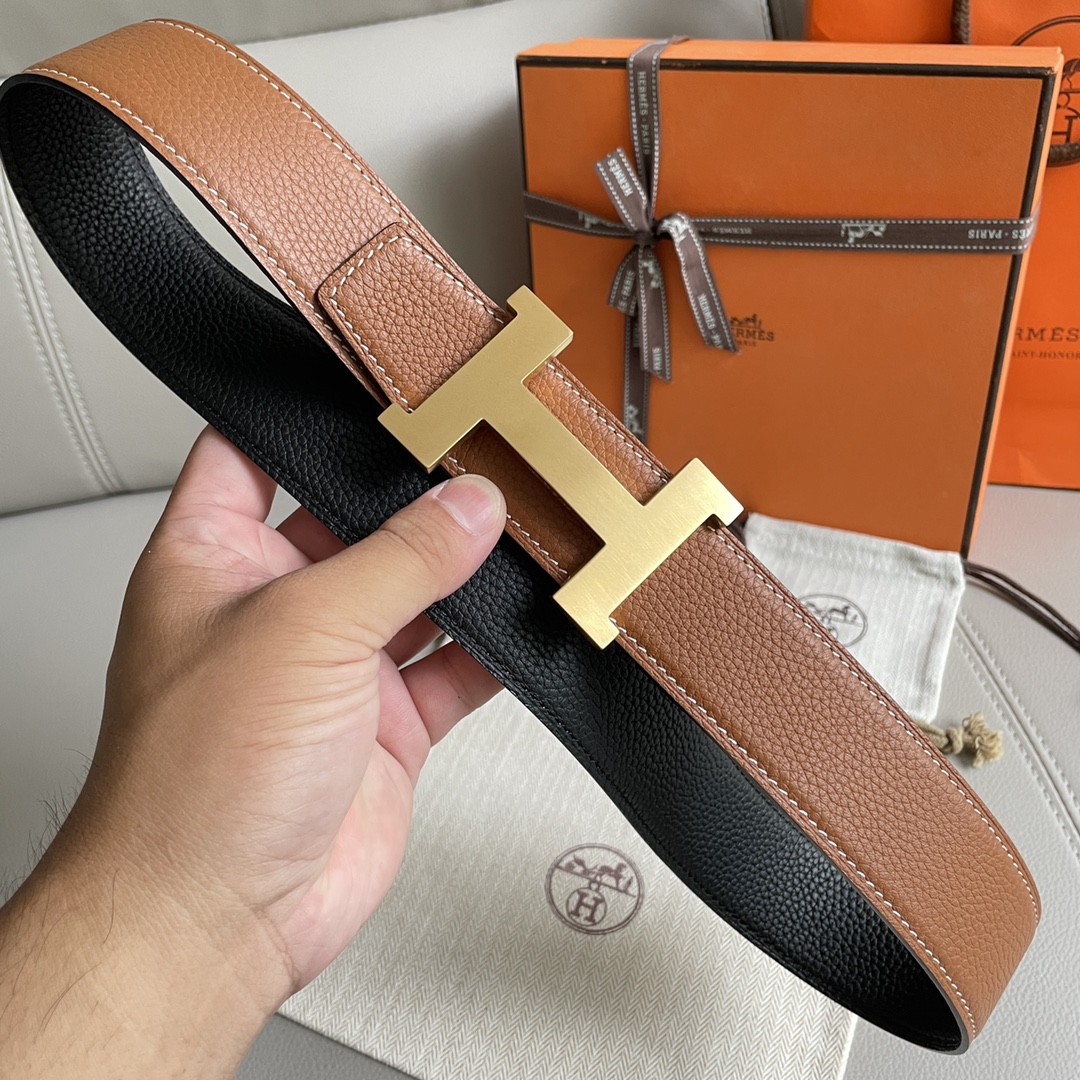 Hermes Leather Belts 1:1 Mirror Version