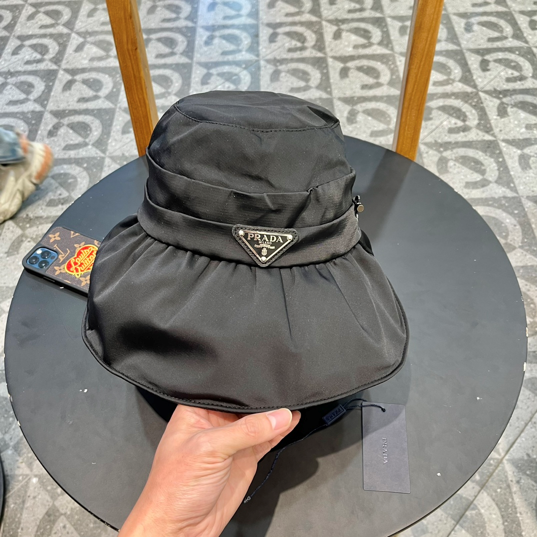 Prada Sunblock Fisherman Hat Sunhat （Replica）