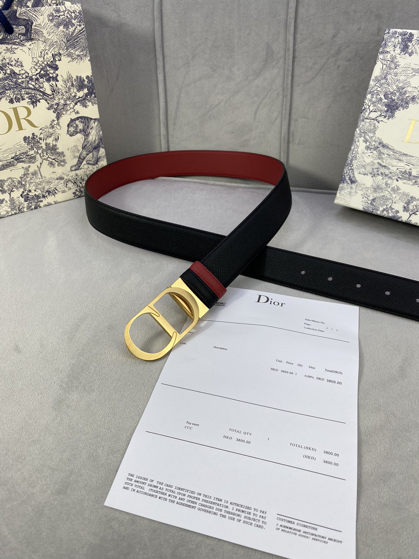 Dior Leather Belts 1:1 Mirror Version