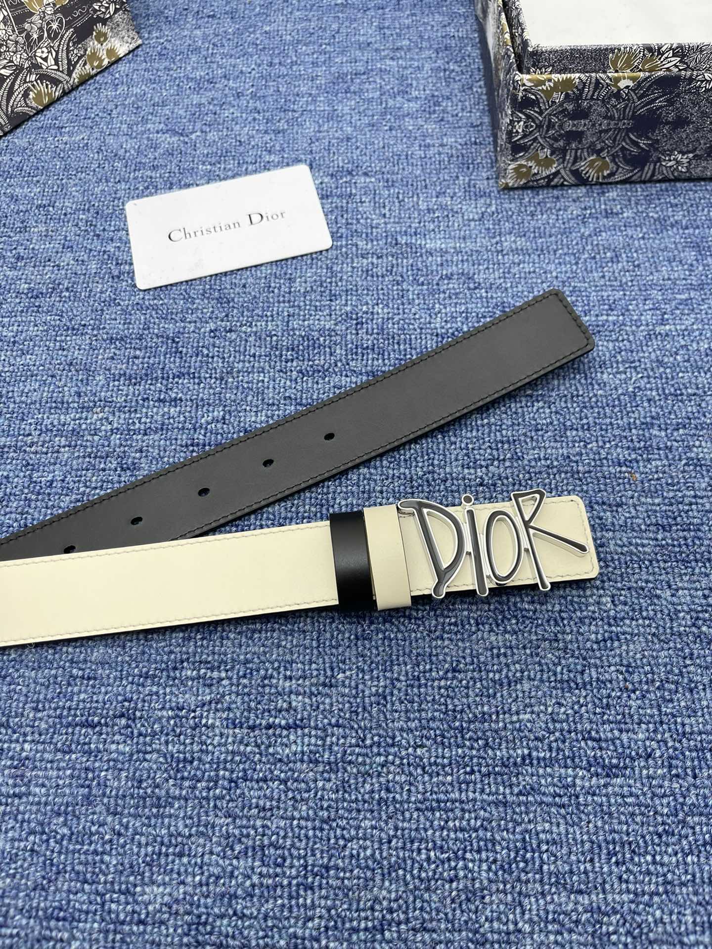 Dior Leather Belts 1:1 Mirror Version