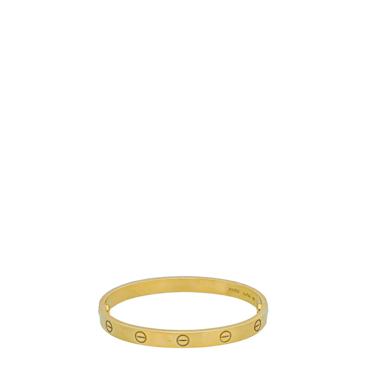 Cartier 18K Yellow Gold Love Bracelet 17