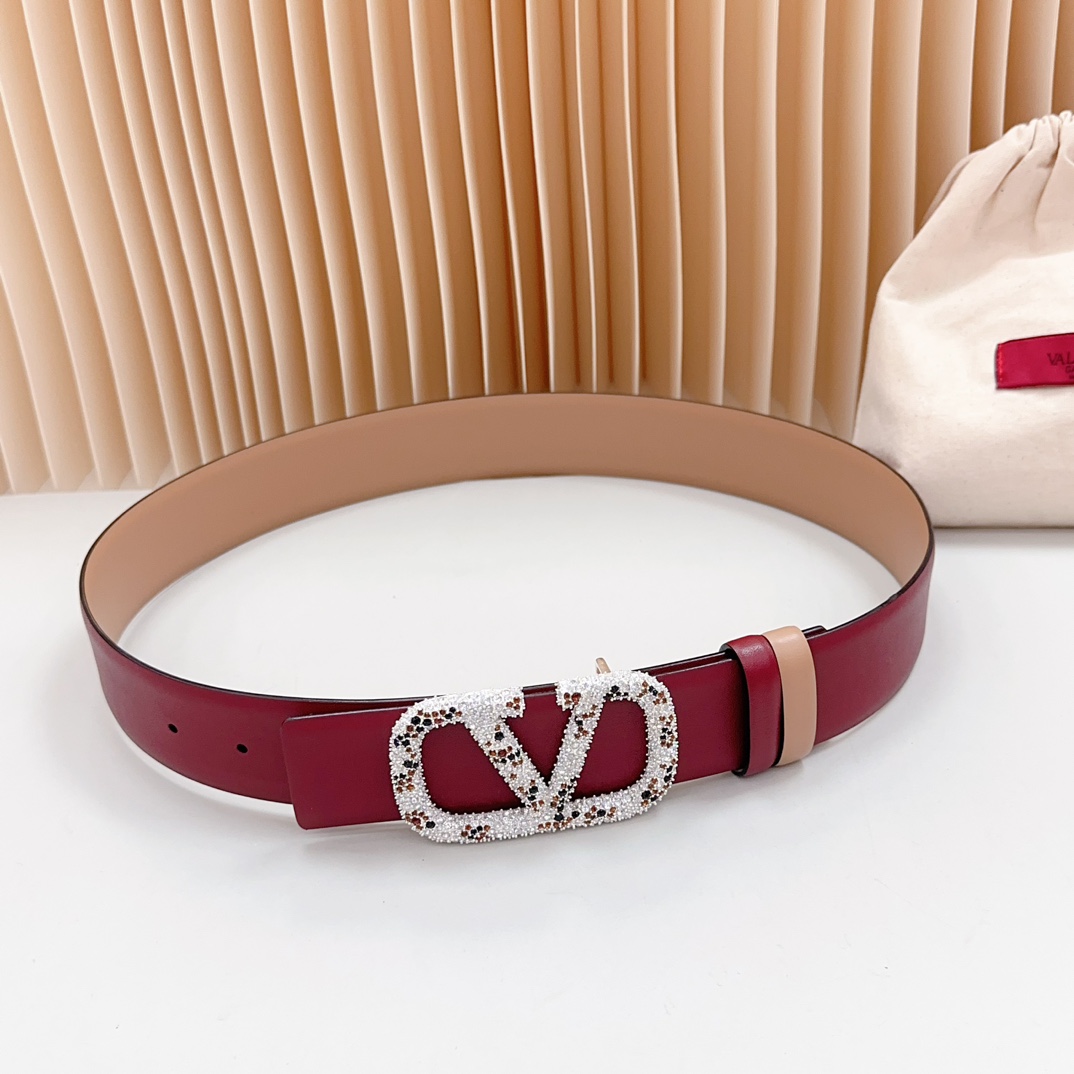 Valentino Leather Belts 1:1 Mirror Version