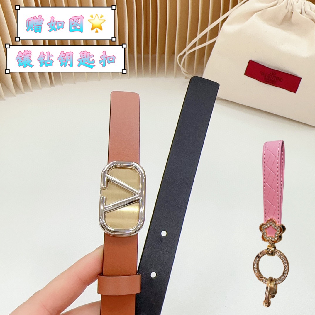 Valentino Leather Belts 1:1 Mirror Version