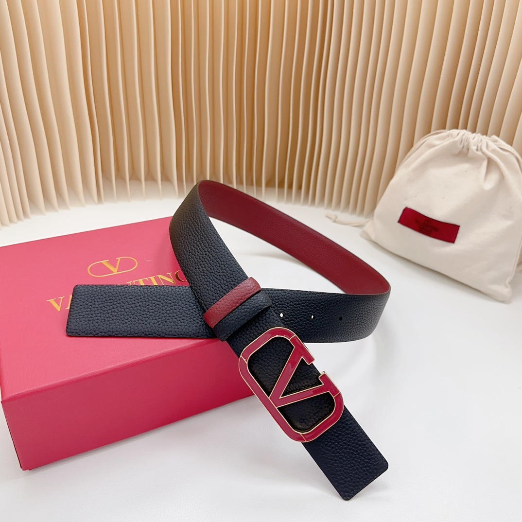 Valentino Leather Belts 1:1 Mirror Version