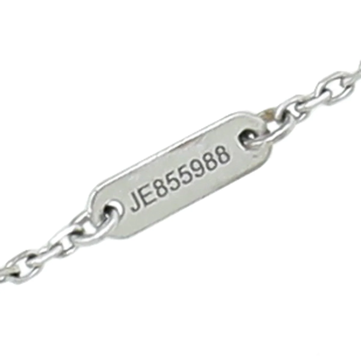 Van Cleef & Apparels 18K White Gold 1 Motif Diamond Sweet Alhambra Bracelet