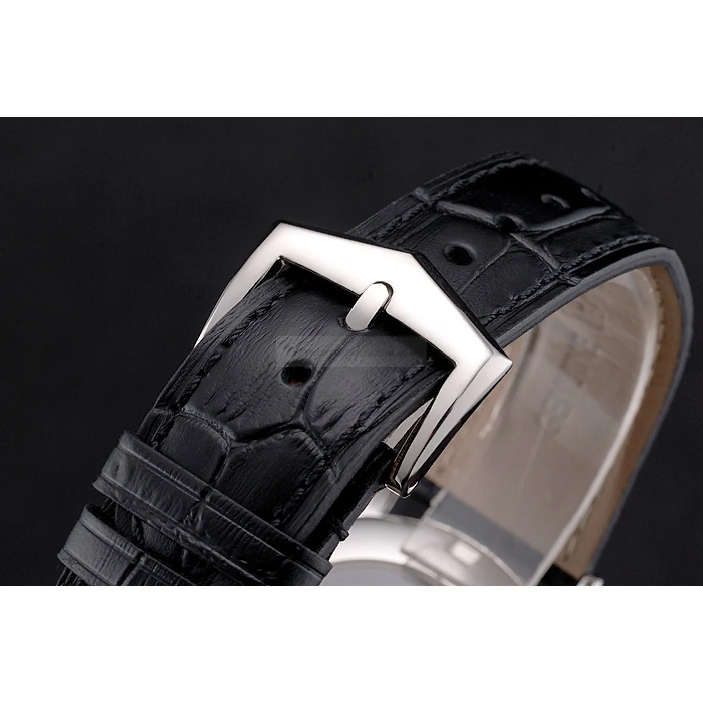 Calatrava Dial White 38 mm, Stainless Steel