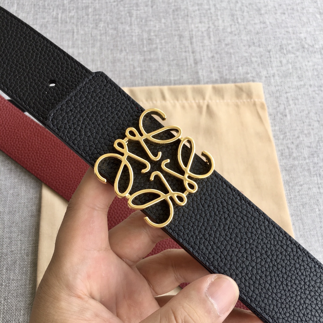 Loewe Leather Belts 1:1 Mirror Version