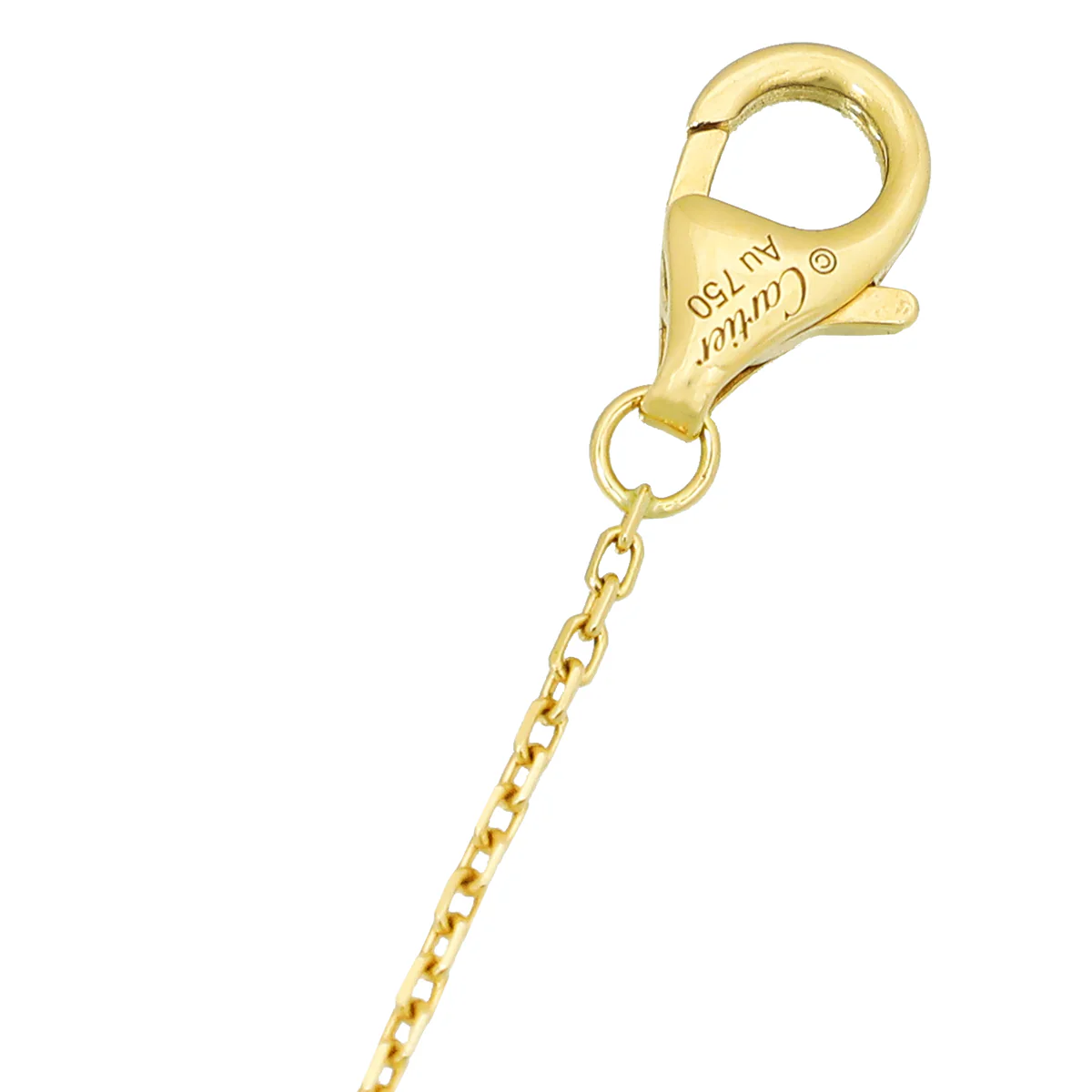 Cartier 18K Yellow Gold Diamond MOP Diamond Amulette XS Bracelet