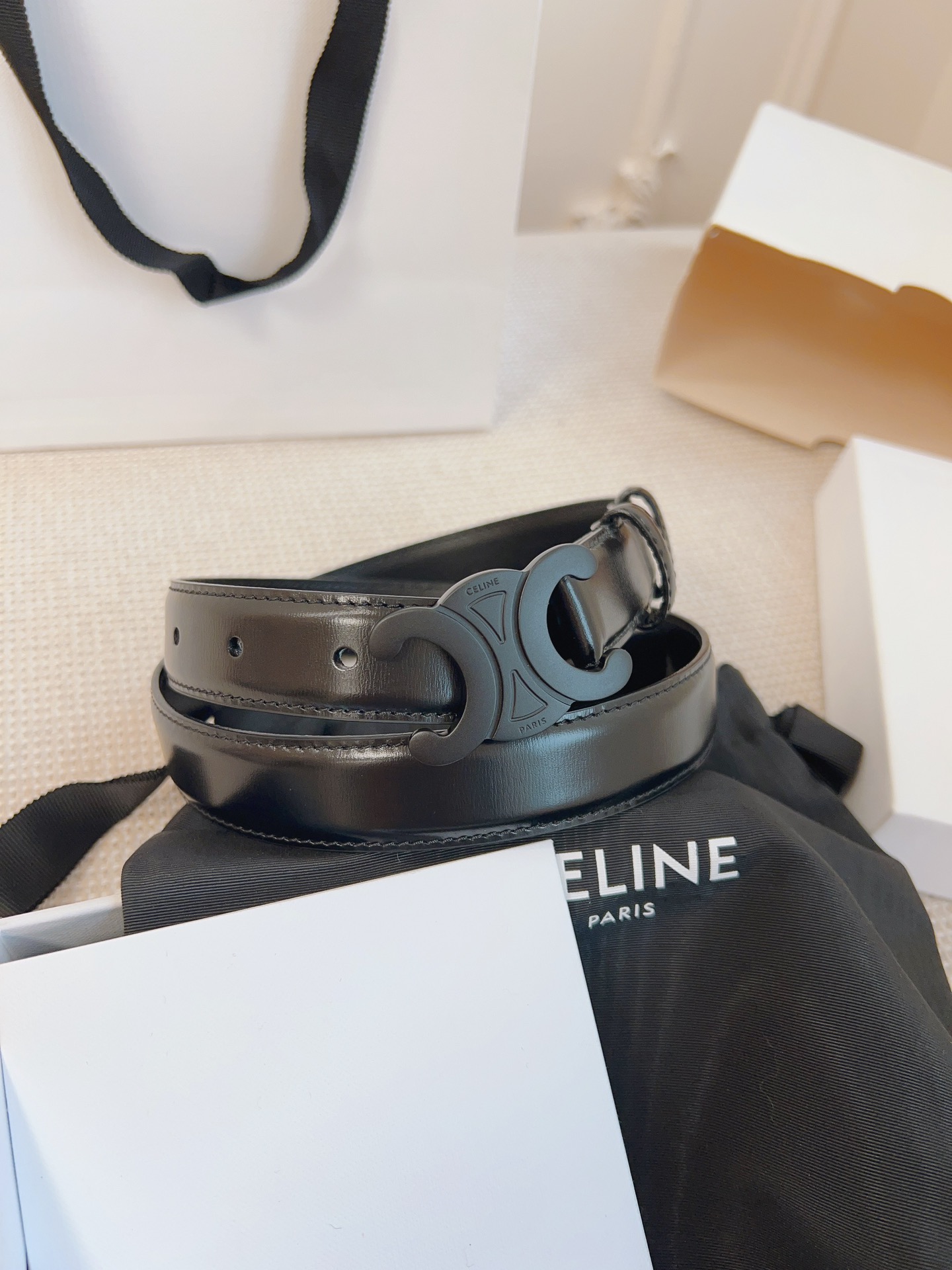 Celine Leather Belts 1:1 Mirror Version