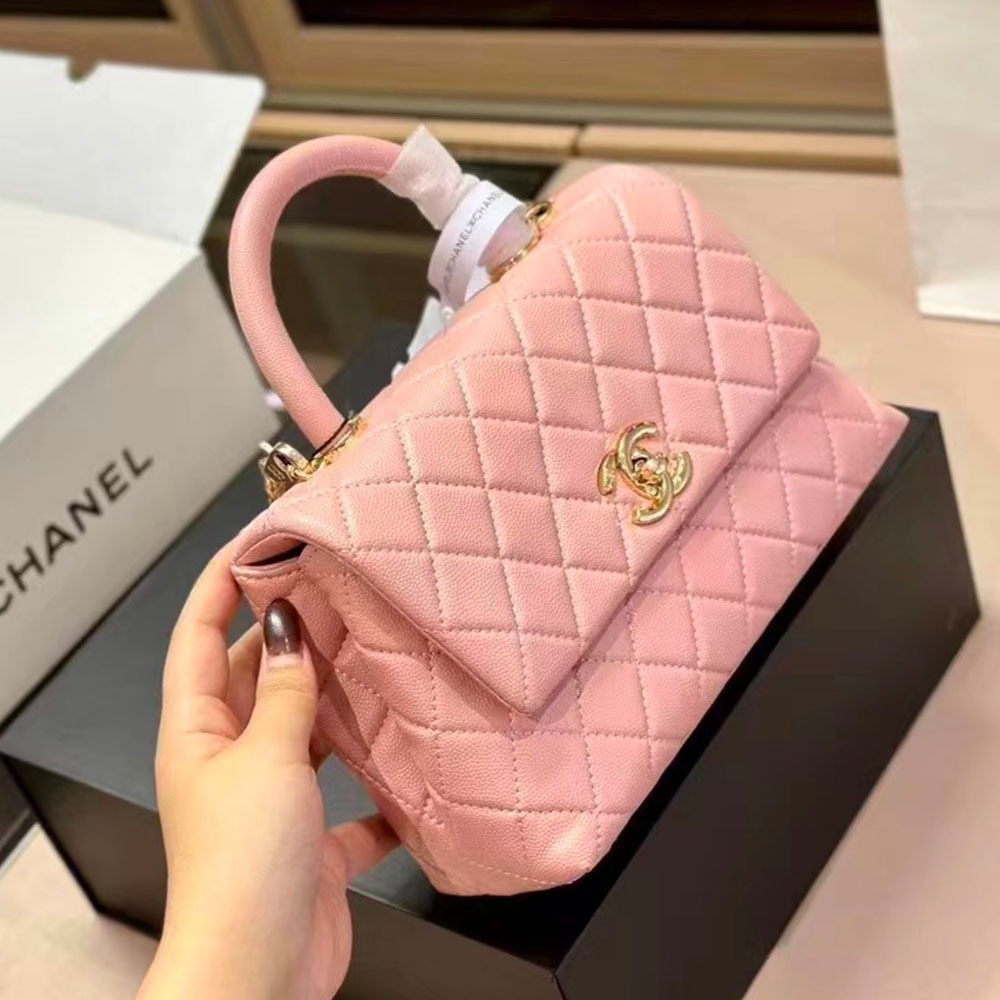 Chanel Coco Handle  Bag Small Shoulder Bag  (Replica)