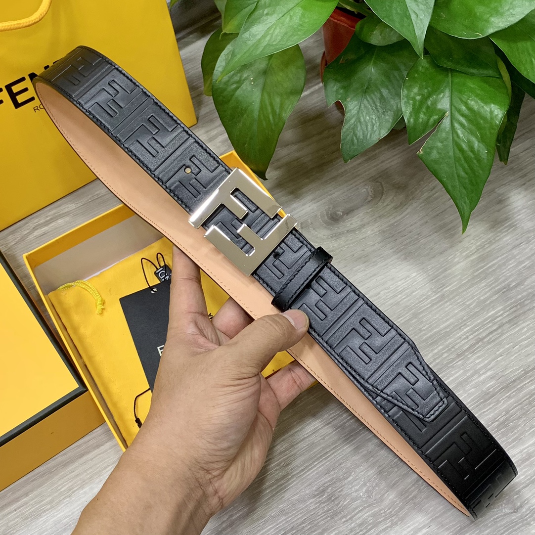Fendi Leather Belts 1:1 Mirror Version