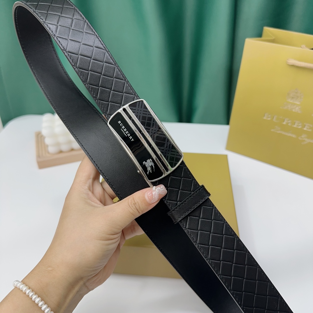 Burberry Leather Belts 1:1 Mirror Version