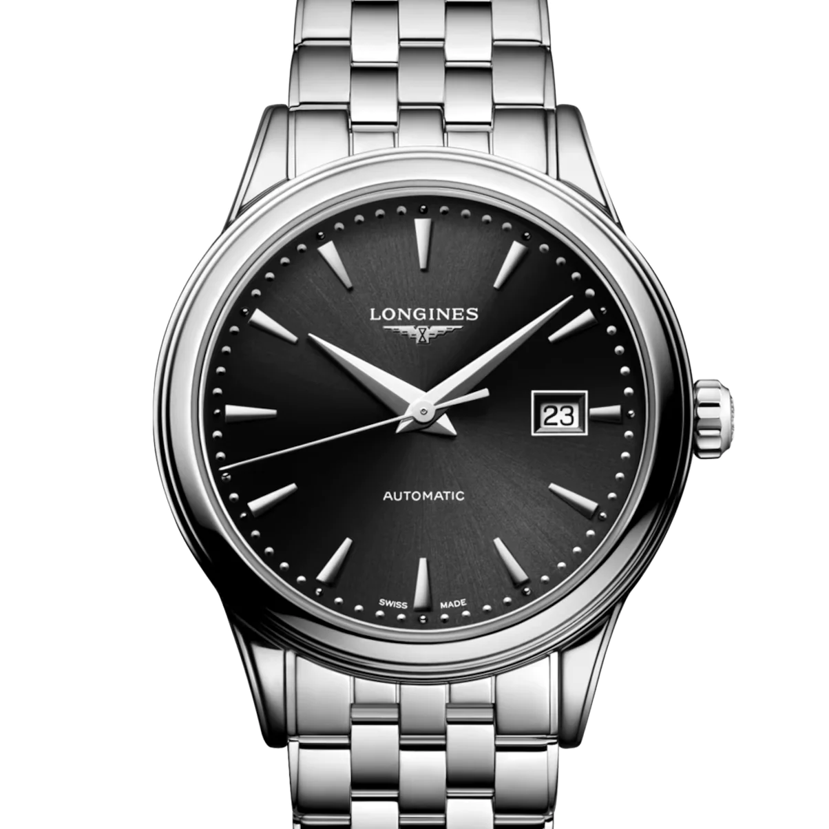 Flagship 30mm Automatic Black Dial Stainless Steel Watch L43744596