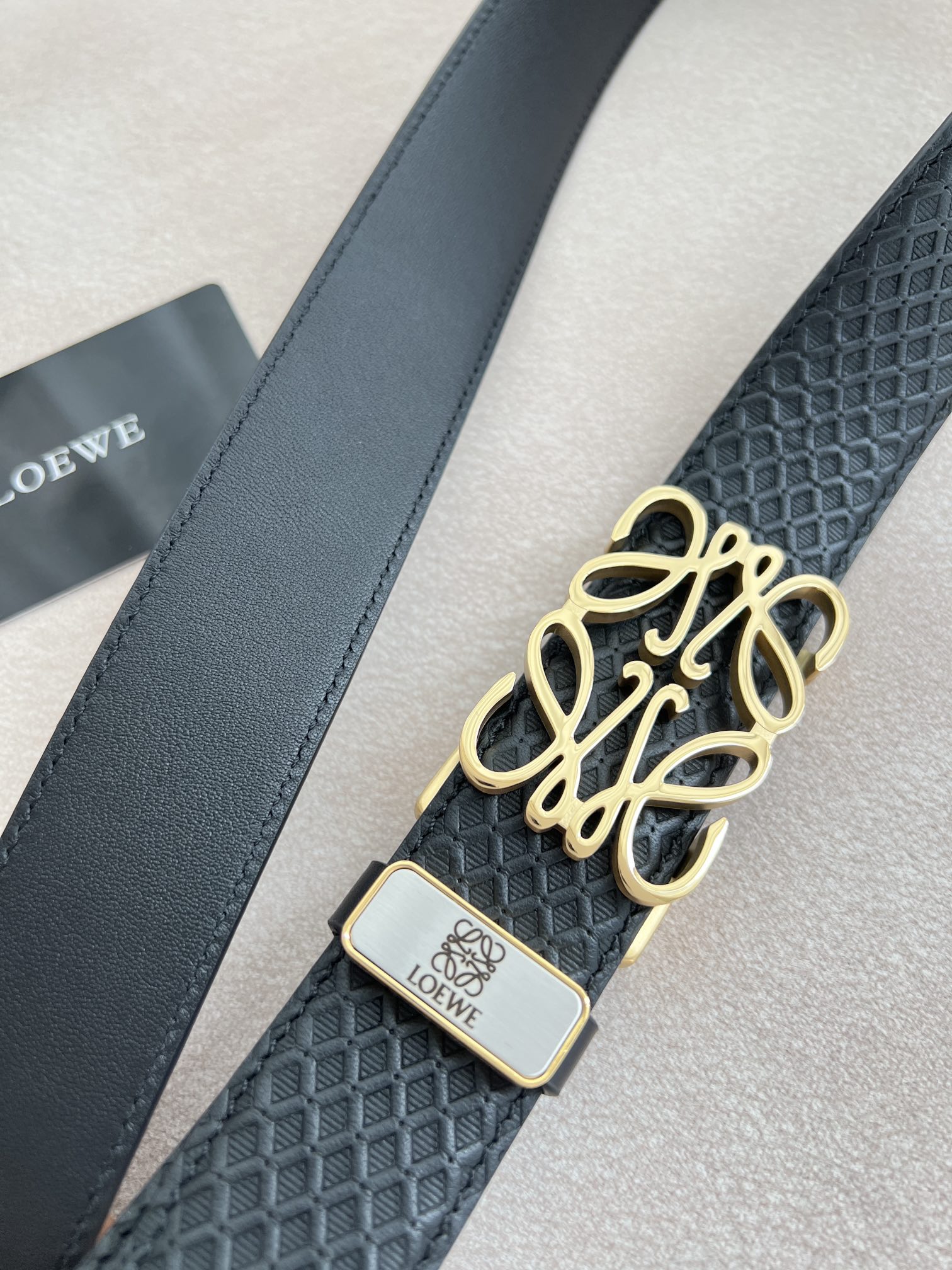 Loewe Leather Belts 1:1 Mirror Version