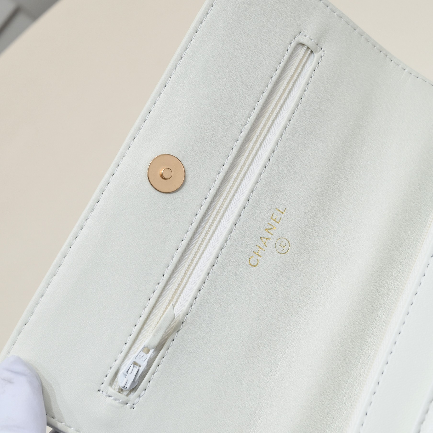 Chanel Woc 3 Colour Metallic Mixed Strap Shoulder Bag Handbag