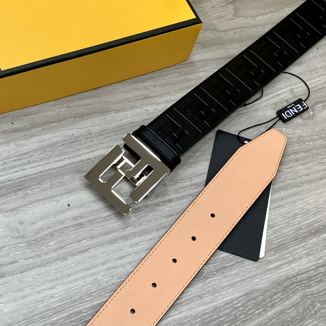 Fendi Leather Belts 1:1 Mirror Version