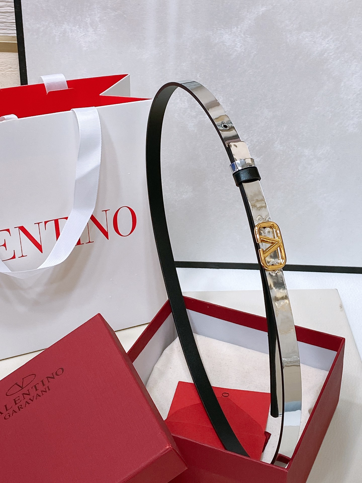 Valentino Leather Belts 1:1 Mirror Version