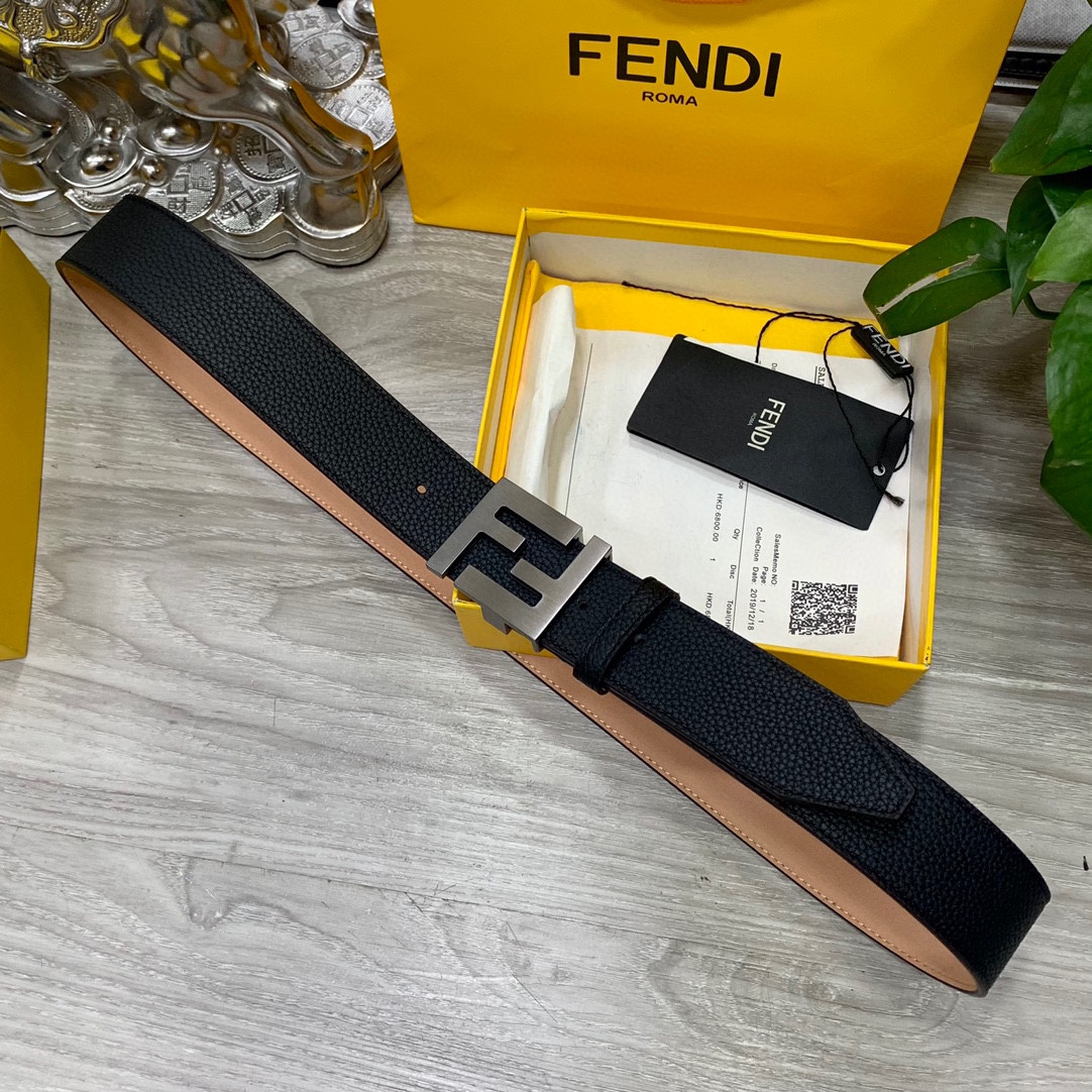 Fendi Leather Belts 1:1 Mirror Version