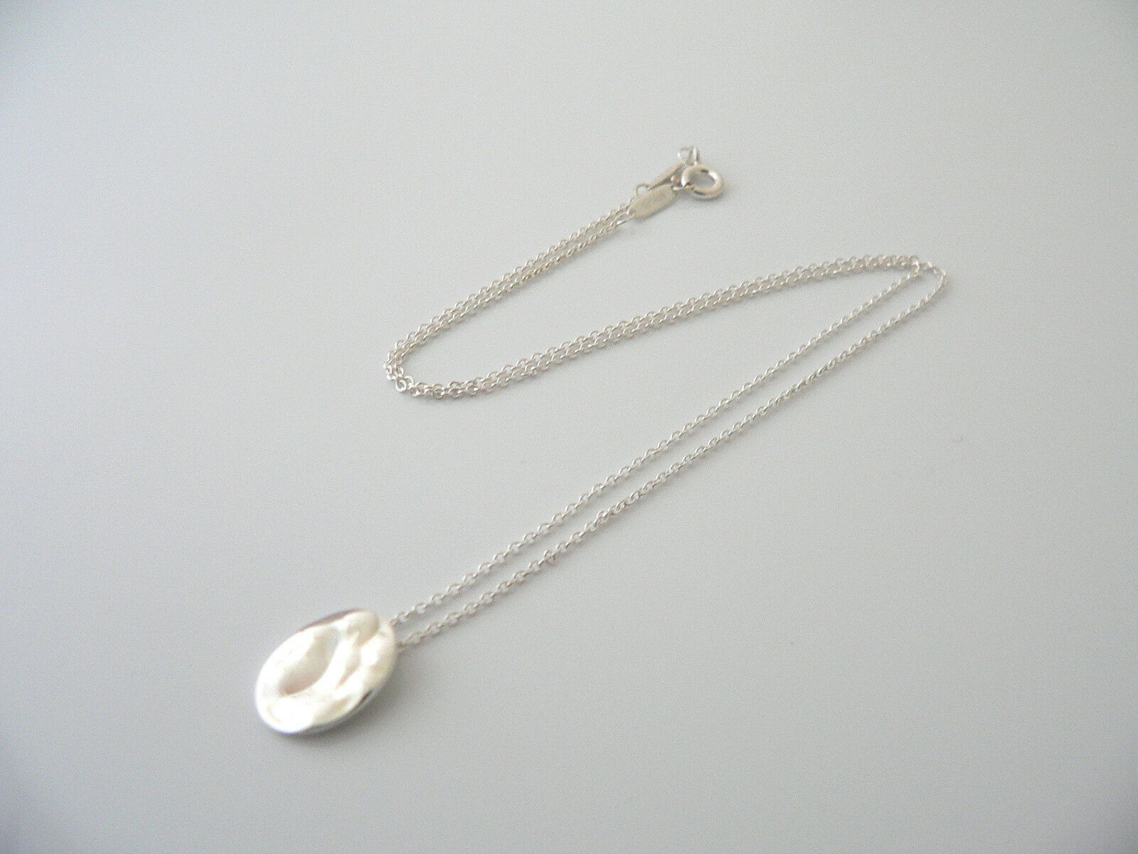 Tiffany & Co Silver Peretti Gemini Zodiac Necklace Pendant Charm Chain Gift Love