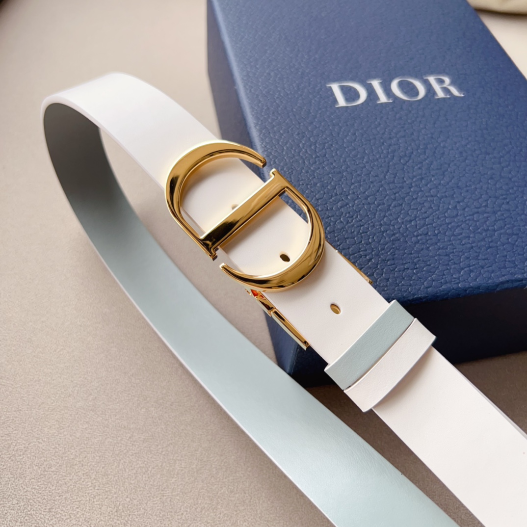 Dior Leather Belts 1:1 Mirror Version