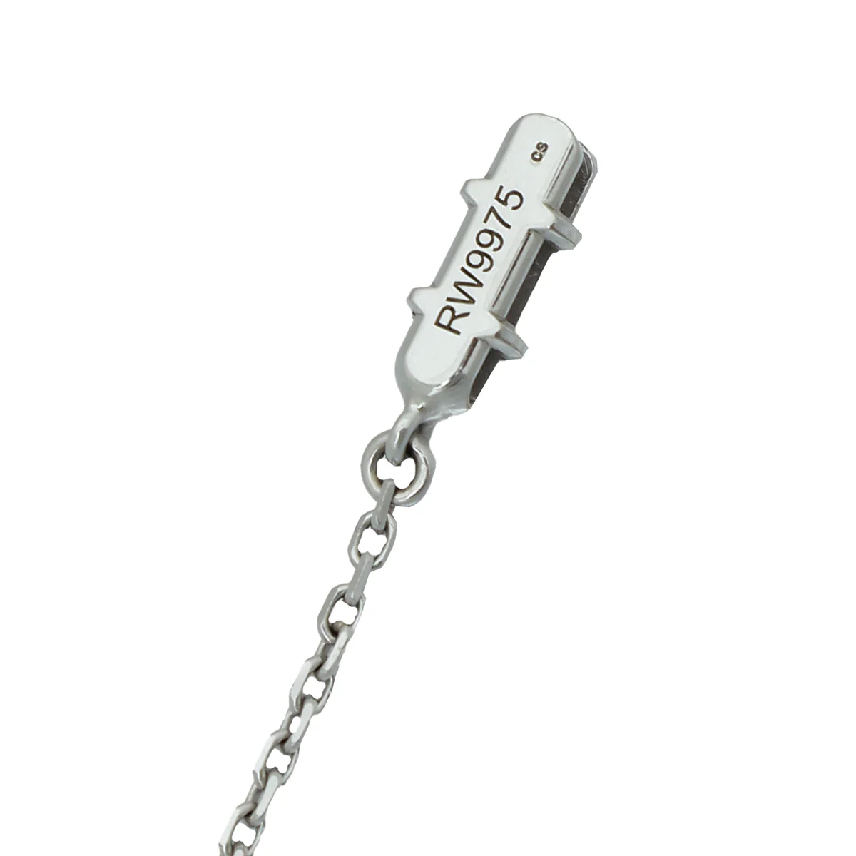 Cartier 18K White Gold Diamond 1895 Necklace