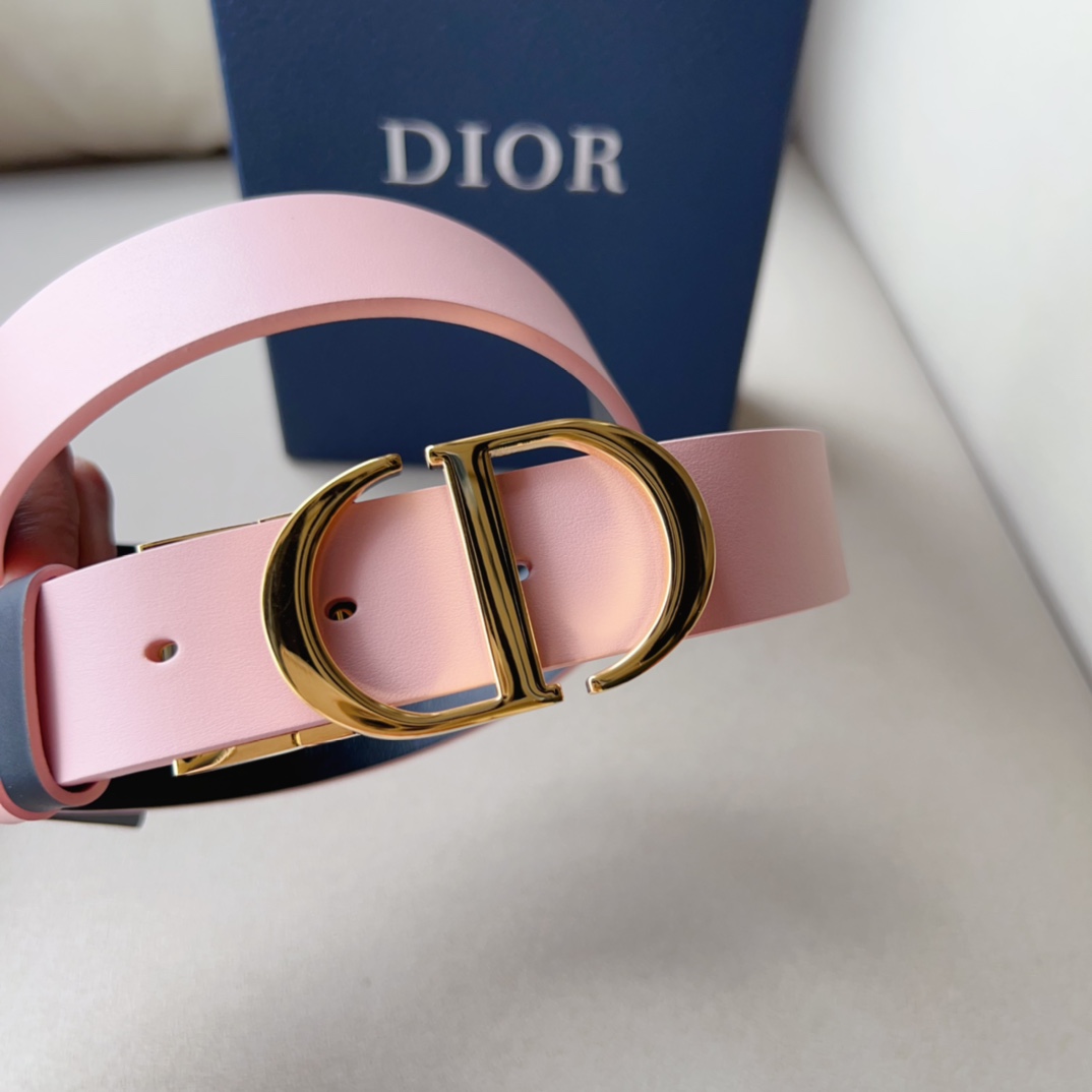 Dior Leather Belts 1:1 Mirror Version