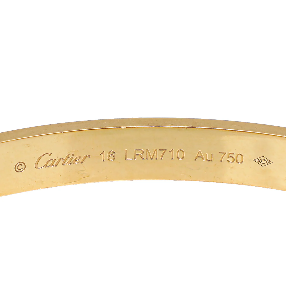 Cartier 18K Rose Gold Love Classic Bracelet 16