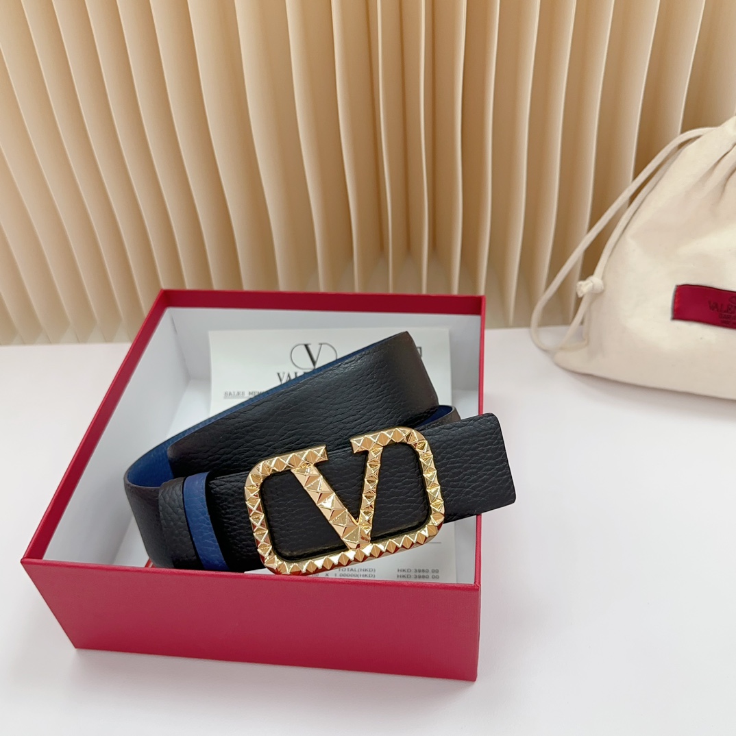 Valentino Leather Belts 1:1 Mirror Version