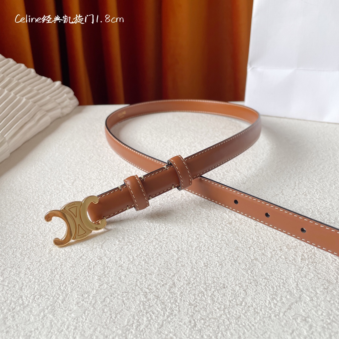 Celine Leather Belts 1:1 Mirror Version