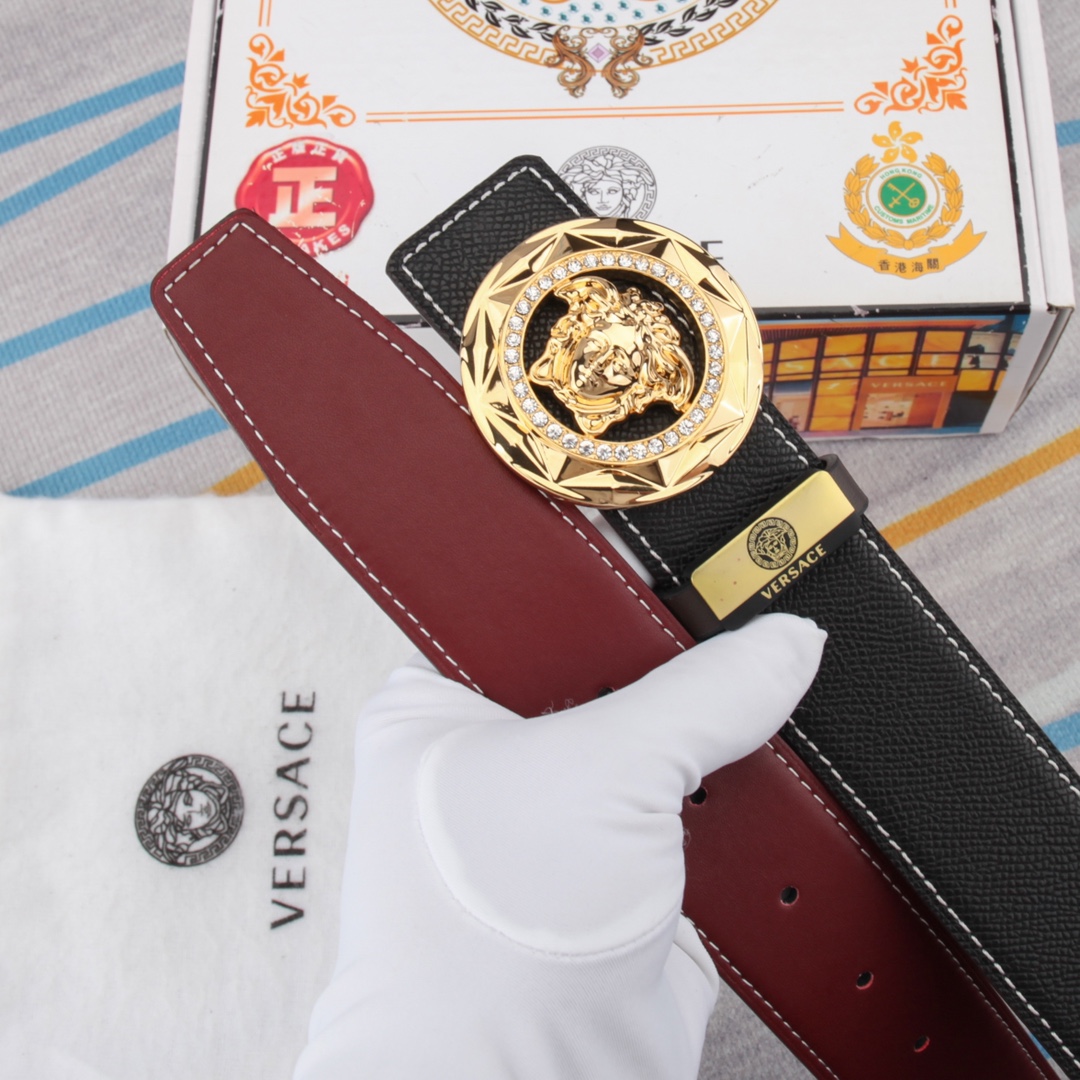 Versace Leather Belts 1:1 Mirror Version