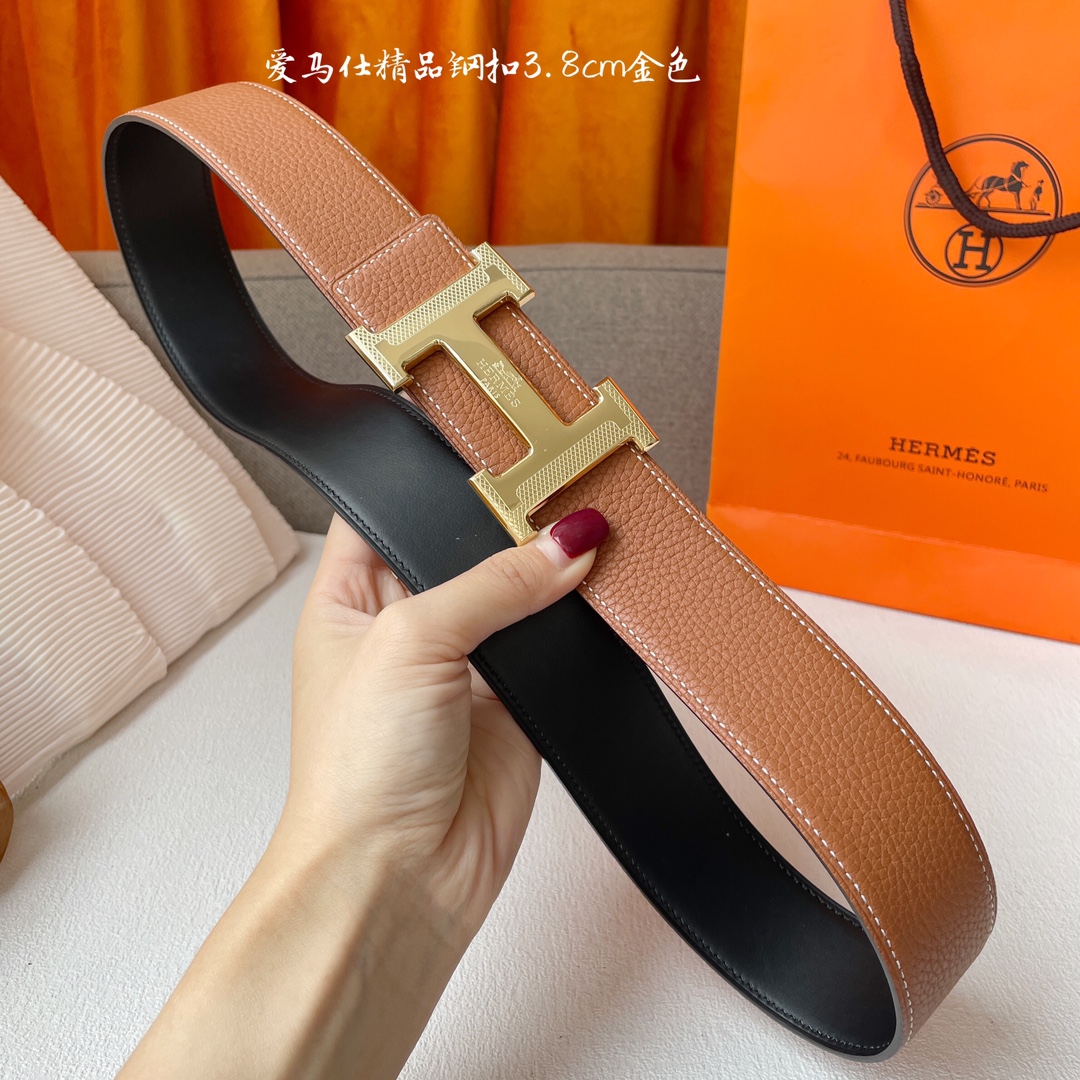 Hermes Leather Belts 1:1 Mirror Version