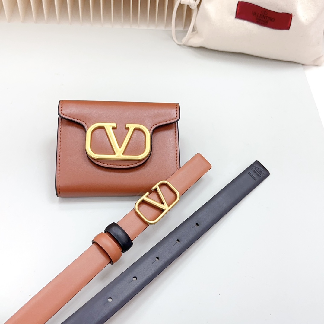 Valentino Leather Belts 1:1 Mirror Version