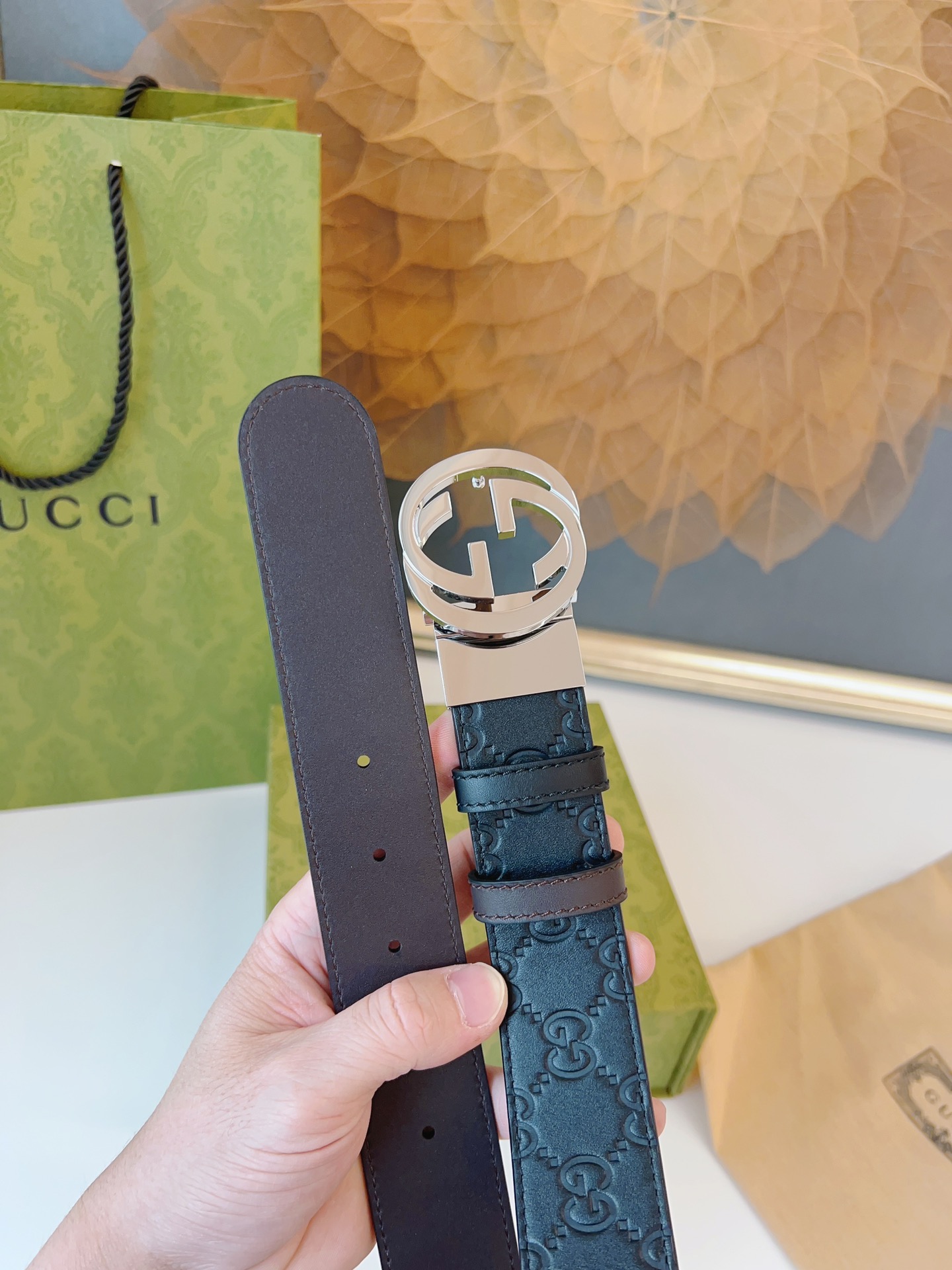 Gucci Leather Belts 1:1 Mirror Version