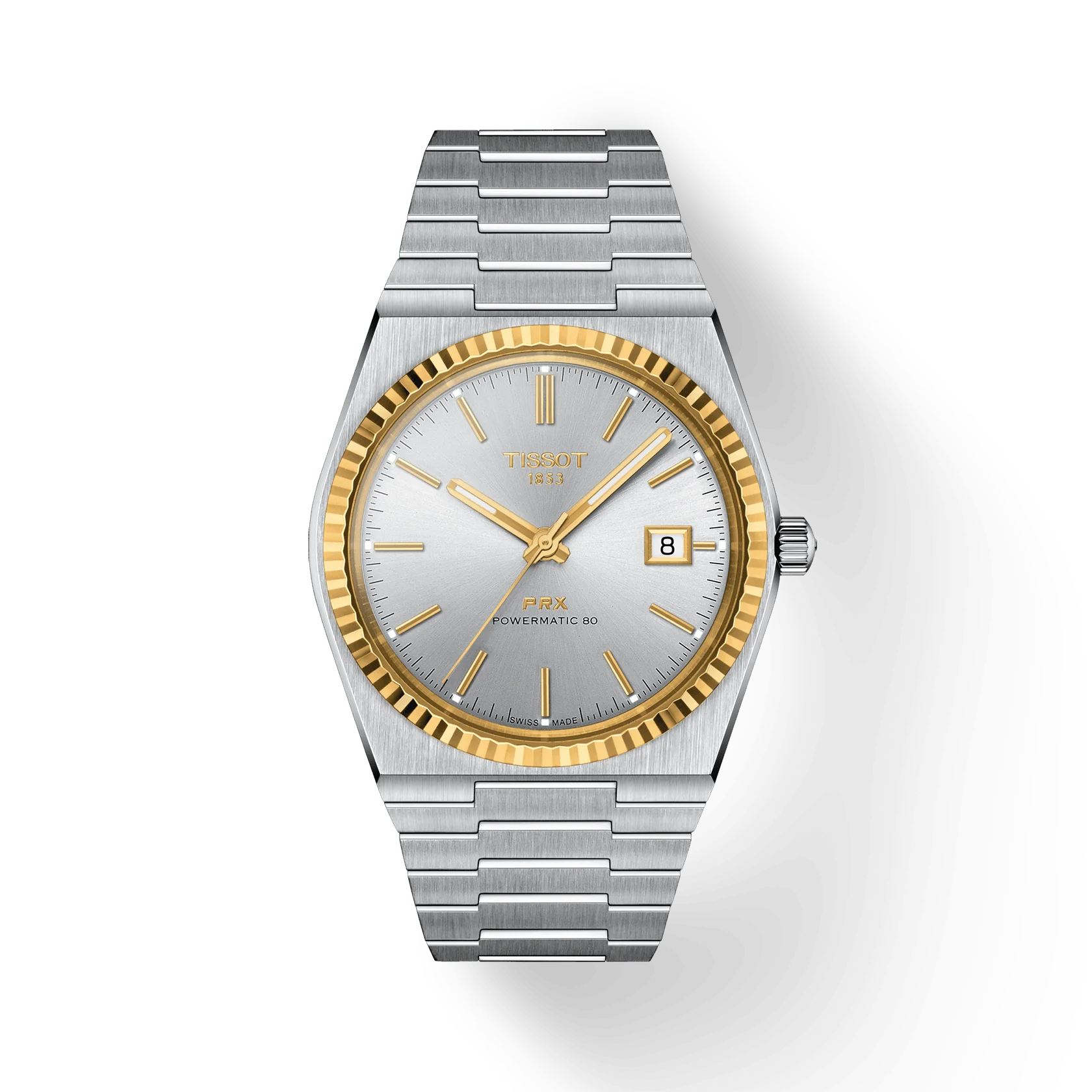 PRX Powermatic 80 Steel and 18K Gold Bezel T9314074103101