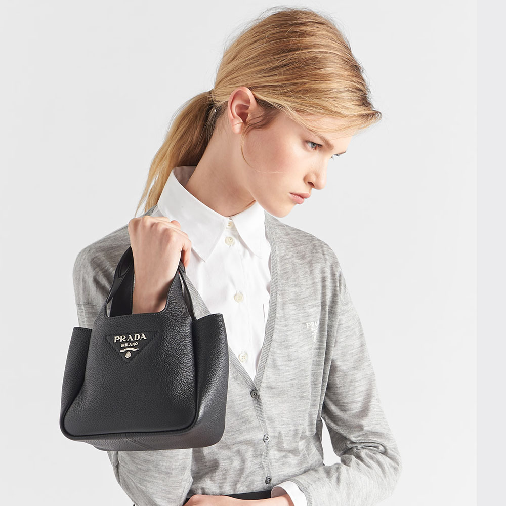 Prada Leather Handbag Tote Bag  (Replica)