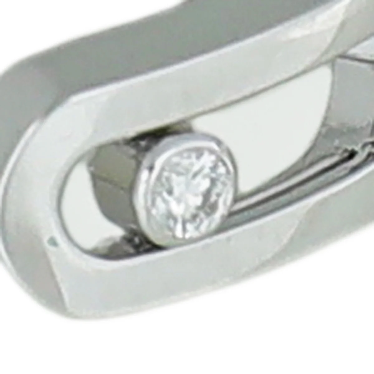 Messika 18K White Gold Diamond Move Uno Ring 50