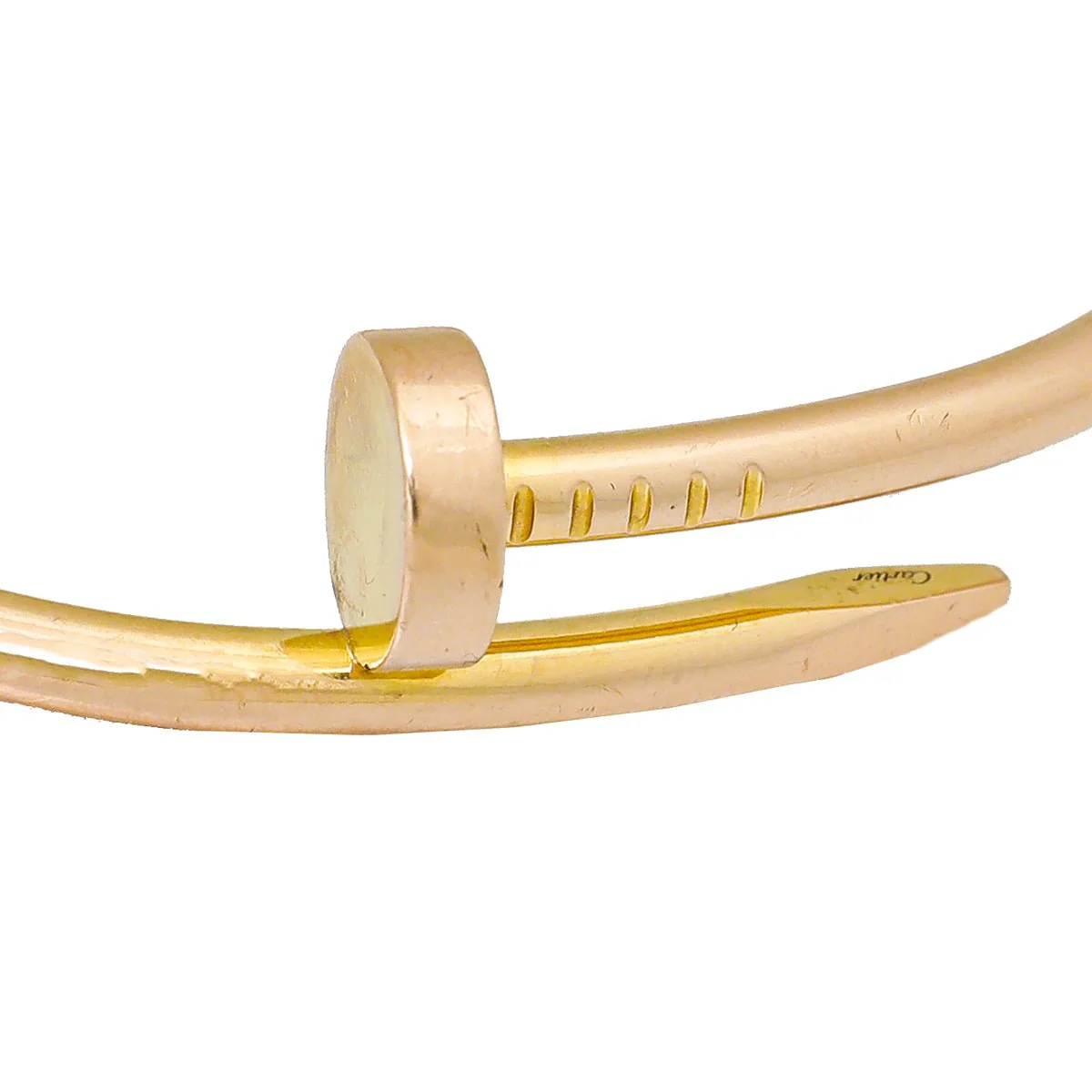 Cartier 18K Pink Gold Juste Un Clou Bracelet 17